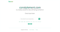 Desktop Screenshot of constylement.com